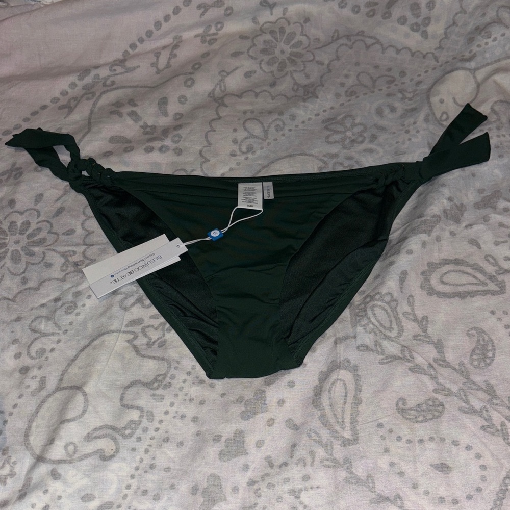 NEW BLEU BY ROD BEATTIE Ring Master Side Tie Bikini Bottom Size 12